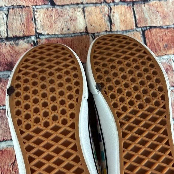 VANS CHECKERBOARD LOWTOP SHOES WOMANS SIZE 6.5 GUC - Picture 12 of 13